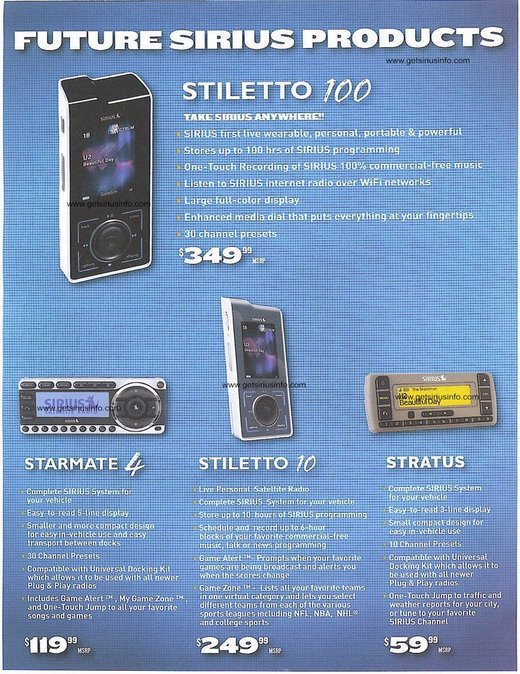 Stiletto 100 and 10 