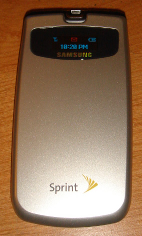 sprint samsung m610 thin phone 2