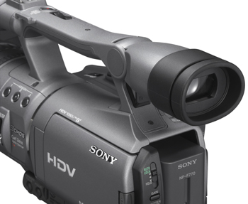 Sony HDV 1080i High Def Prosumer Camcorder sony-hdr-fx7-right-rear-ang