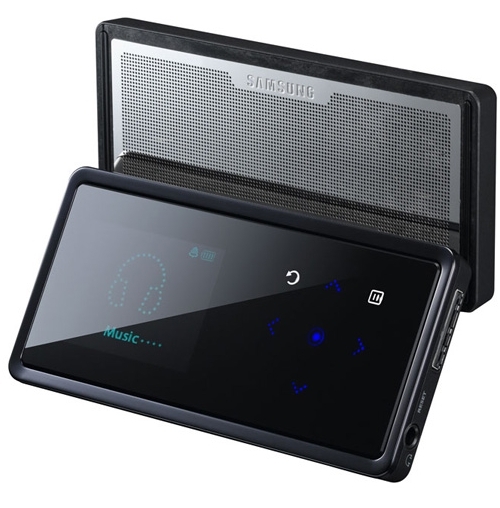 Samsung YP K5 DAP with integrated speakers Samsung YP-K5