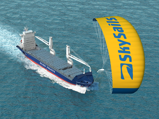 German SkySail Saves Daily Fuel Cost By Thousands 124beluga550x413