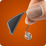 Invisible hearing aid, well almost! aid