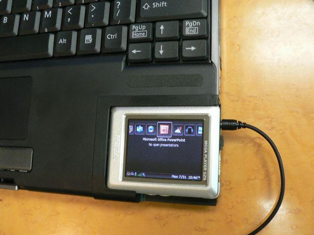 MegaPlayer model 529 running Vista Sideshow mp3