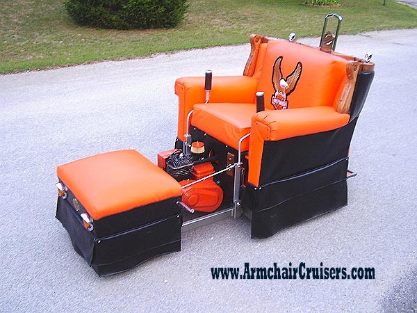 Drive AND be a couch potato at the same time harleychair
