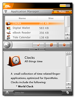 OpenMoko Interface Im Loving It! OpenMoko Interface - I'm Loving It!