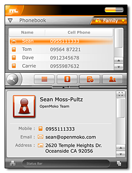 OpenMoko Interface Im Loving It! OpenMoko Interface - I'm Loving It!