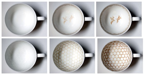 Beautifully stained teacups stained teacup