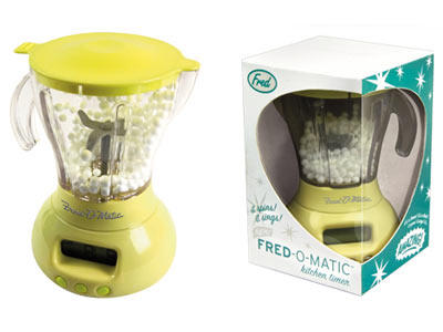 For the forgetful at heart The Fred O Matic Kitchen Timer blender timer