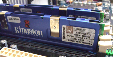 Kingston HyperX PC9600 DDR2 1200 Review Benchmark Setup HyperX