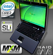 Phantom D900C Quad Core Laptop from Eurocom Phantom D900C