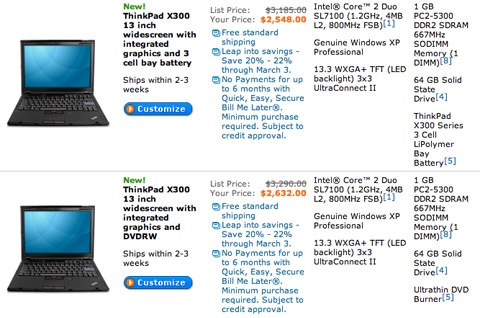 Thinkpad X300 Is Now Available To Order! Shipping Within Two To Three Weeks ThinkPad X300 is now available!