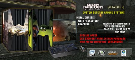 GameRigs PC Gaming Systems - The QUAKE Wars and QUAKE 4 desktops