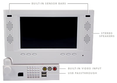 Wii portable LCD screen wiiscreen