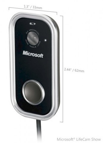 Microsoft LifeCam VX 5500 and LifeCam Show announced 9 09 08lifecamshow 348x480