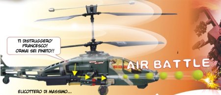 Falcon Radio Controlled Helicopter provides ammo falcon