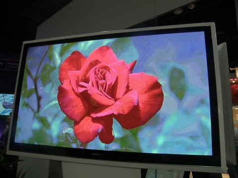Hitachi 50 Inch Plasma Display is super thin p9040827 480x360