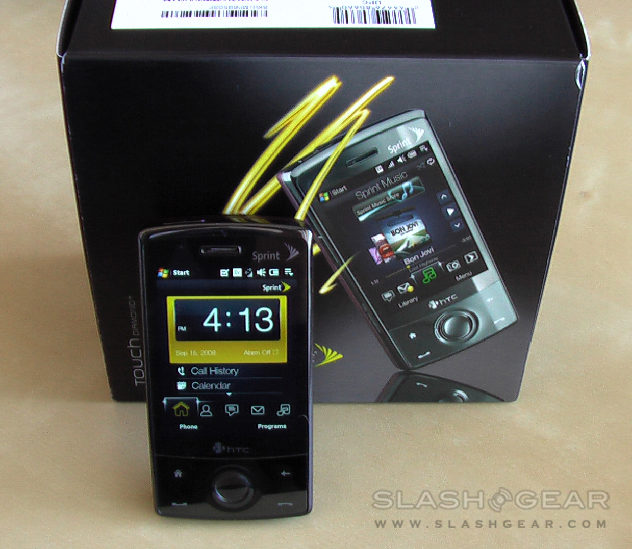 Sprint HTC Touch Diamond Video Unboxing SlashGear