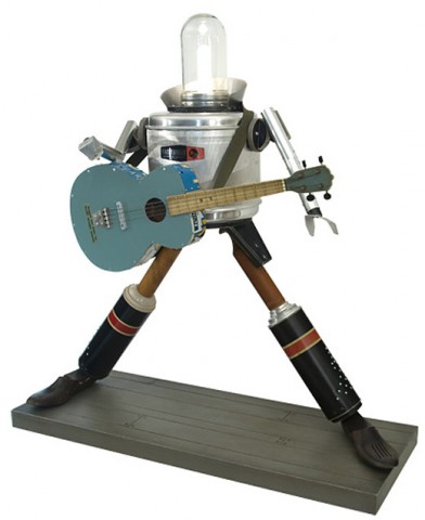 Fraley robot sculptures revive tech long since trashed toby fraley robot sculpture 392x480