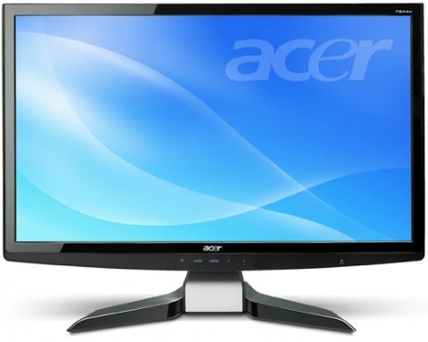Acer AX3200 Desktop PC and P244W 1080p LCD display now available acer p244w lcd 480x383
