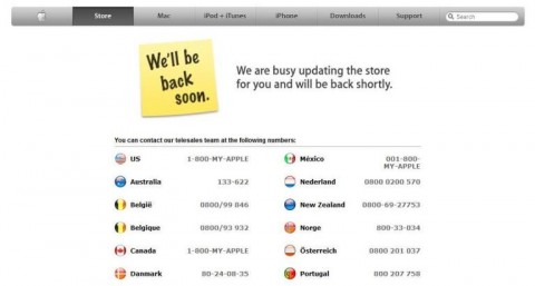Apples online store down for updates apple store 480x257