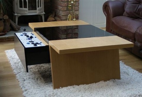 SurfaceTension Arcade Coffee Table brings retro gaming to the future arcade table main ro6r6 48 480x330