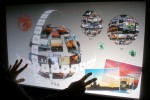 citywall multitouch display 150x100