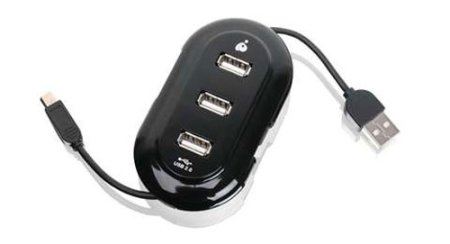 IOGEAR 3 port USB Hub keeps ports clutter free iogear usb hub