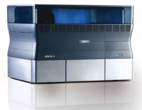 Objet Alaris 30 Desktop 3D Printer creates prototypes on the fly printer 480x373