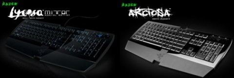 Razer Lycosa keyboards now come in Arctosa and Mirror options razers 480x161