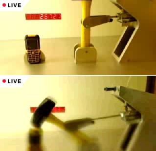 sonim xp1 cellphone hammer test