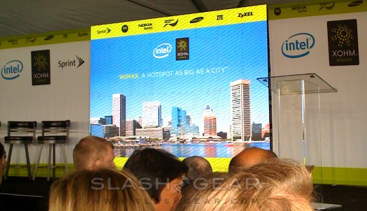 Sprint XOHM WiMAX launch: SlashGear goes to Baltimore