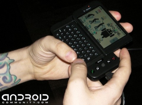 T-Mobile G1 Powered by Android t mobile g1 android powered phone 9 480x355