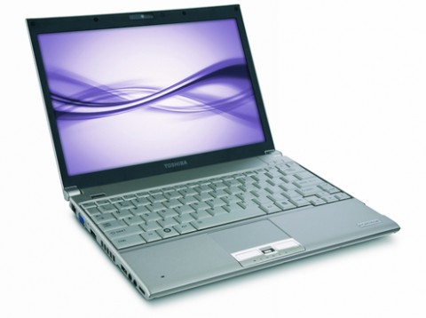 Toshiba Portege R600 ultraportable notebook launches toshr600 480x358