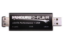 kangaru e flash usb esata flash drive