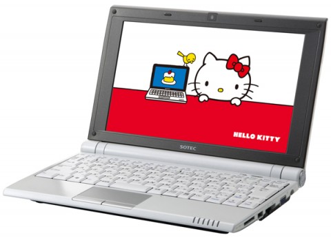 sotec_c101k3w_hello_kitty_netbook_1 sotec c101k3w hello kitty netbook 1 480x346