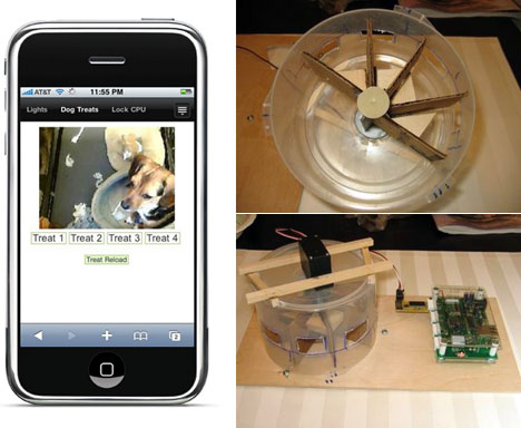 iphone_dog_webcam_treat_dispenser iphone dog webcam treat dispenser
