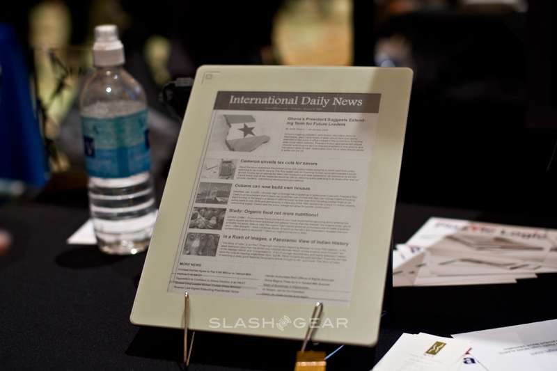 Plastic Logic eReader Display SlashGear