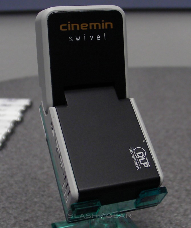 CES 2009 WowWee Cinemin Swivel, Stick & Station PicoProjectors