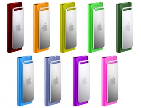 ipod shuffle 3g colors 480x369