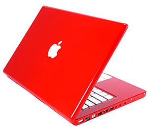 orange macbook