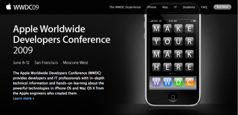 Apple WWDC 2009 keynote to be Schiller, not Jobs