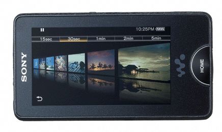 Sony Walkman OLED touchscreen video: super-smooth