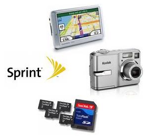 sprint garmin kodak sandisk