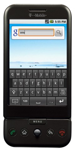 Android 1.5 successfully ported to G1 g1 cupcake port 240x480