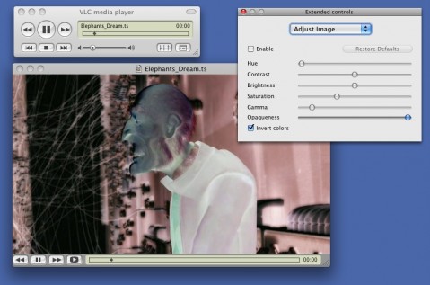 VLC 0.9.9 media player gets an update osx 092 inverted 479x317