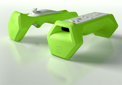 Riiflex Wiimote weights make flying remotes even more dangerous riiflex green holders