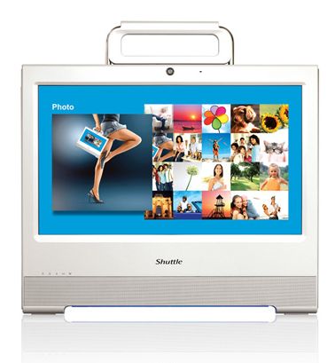 Shuttle Barebone X50 customizable touchscreen all-in-one