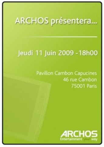 archos 2009 launch event 342x480