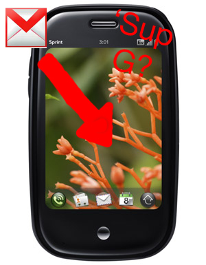 Palm Pre to have Push GMail gmail