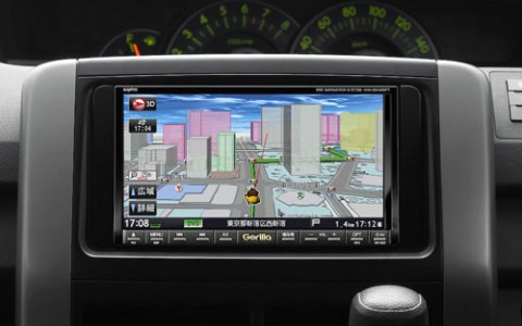 Sanyo in dash navigation systems sport SSD sanyo1609 480x300
